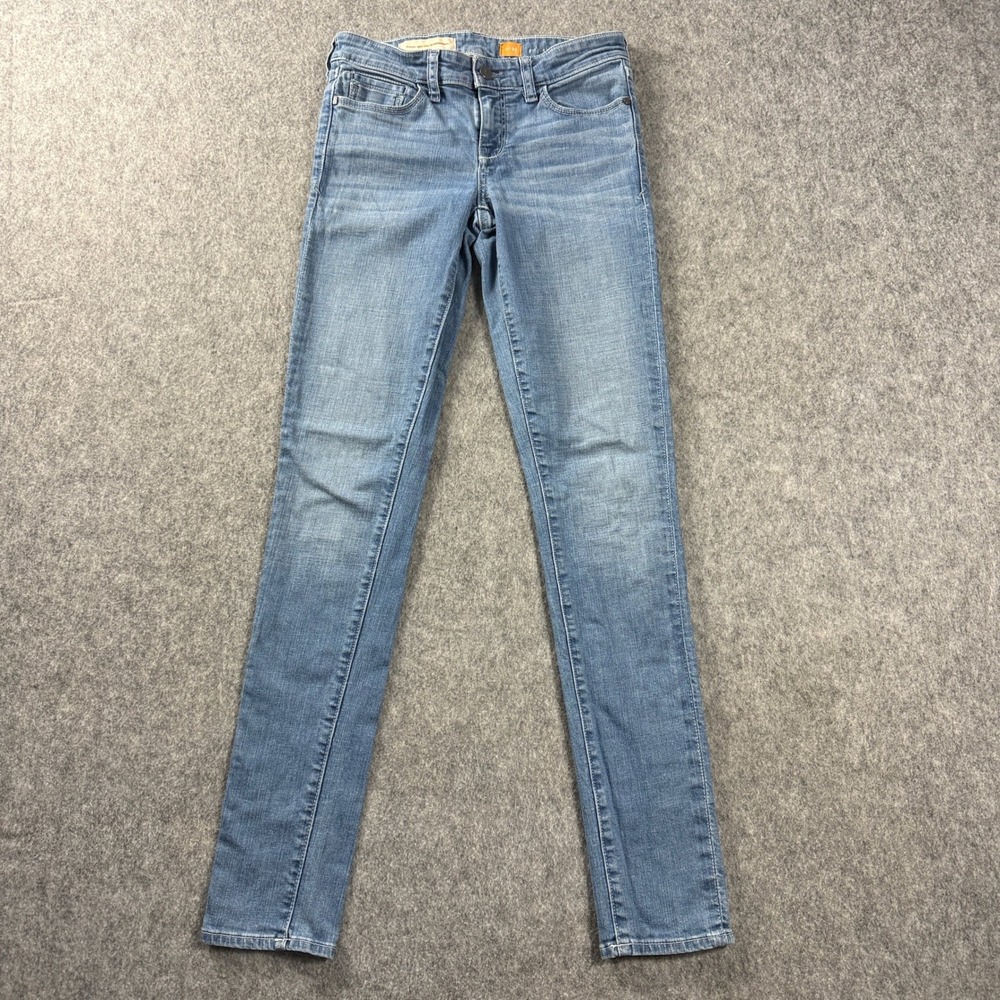 Pilcro and the Letterpress Serif Skinny Jeans Women's Size 27  Blue Stretch